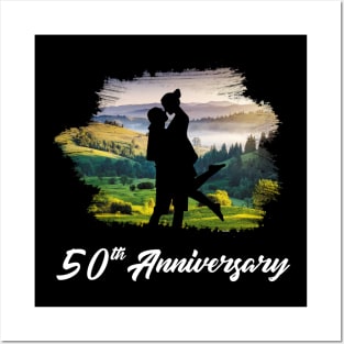 50th anniversary for couple Posters and Art